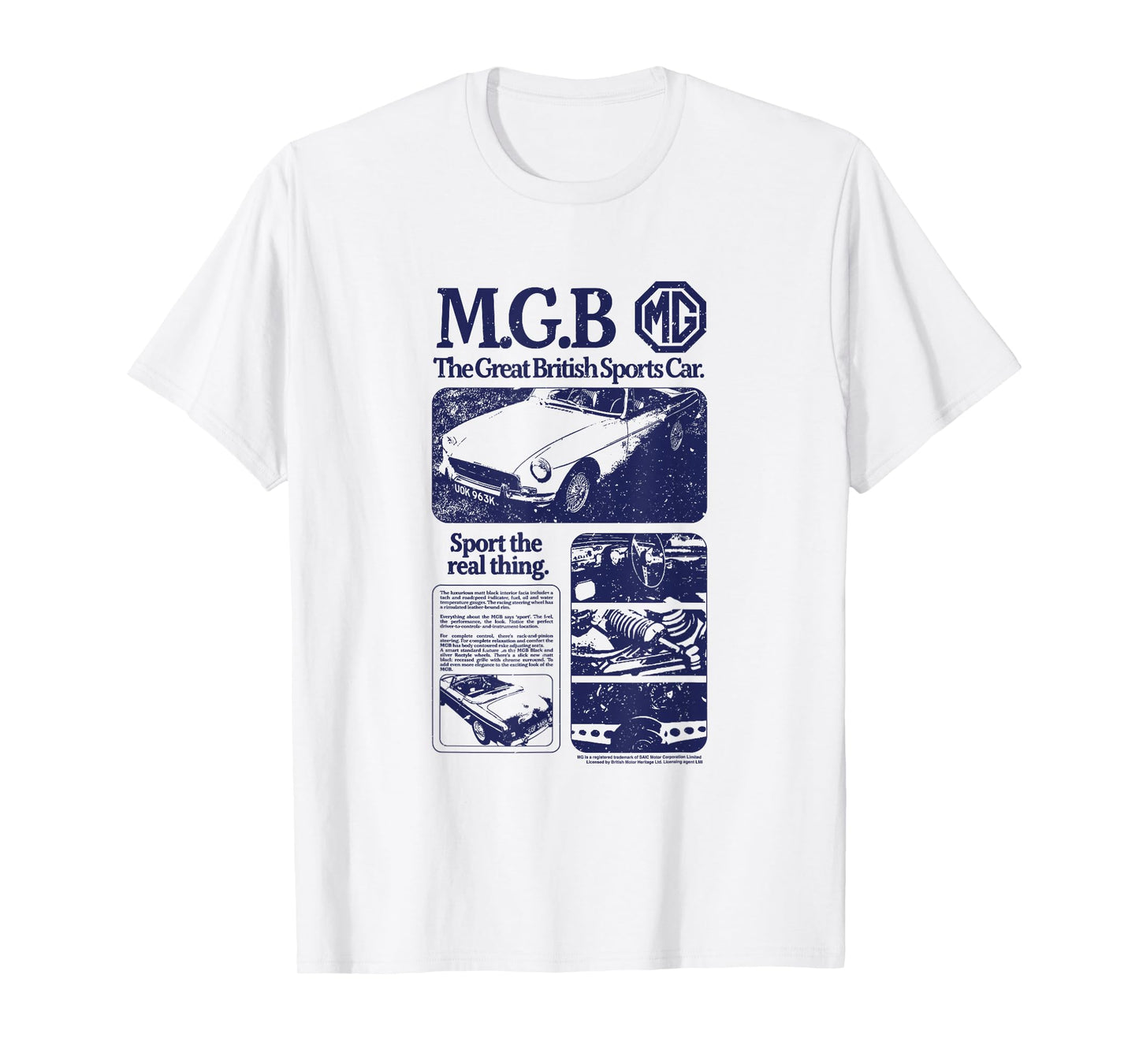 MG MGB Sports Car Promo Ad T-Shirt