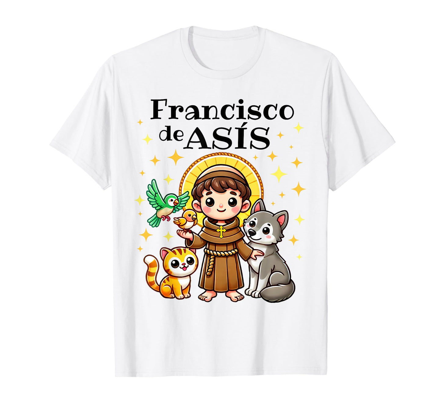 San Francisco de Asís Santo de los Animales Católico niños T-Shirt