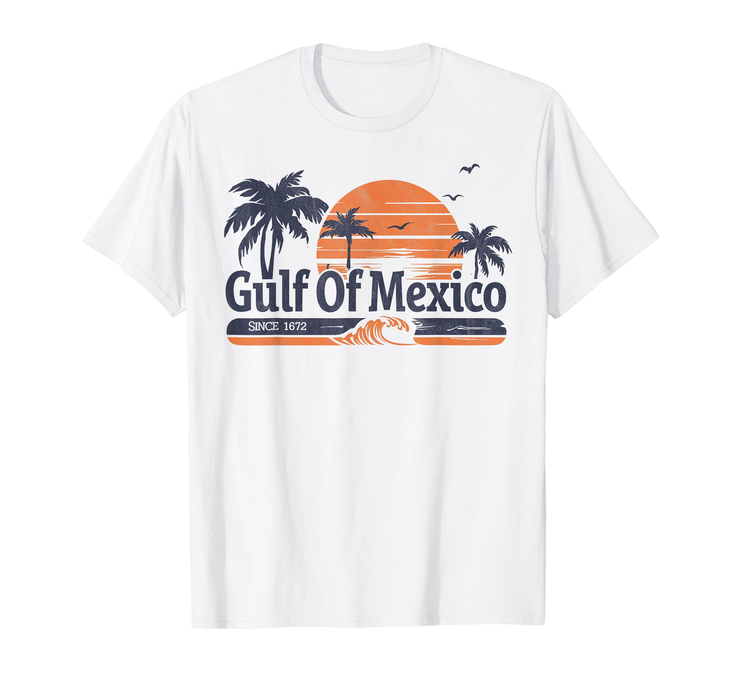 Gulf of Mexico 1672 retro Gulf of Mexico forever T-Shirt
