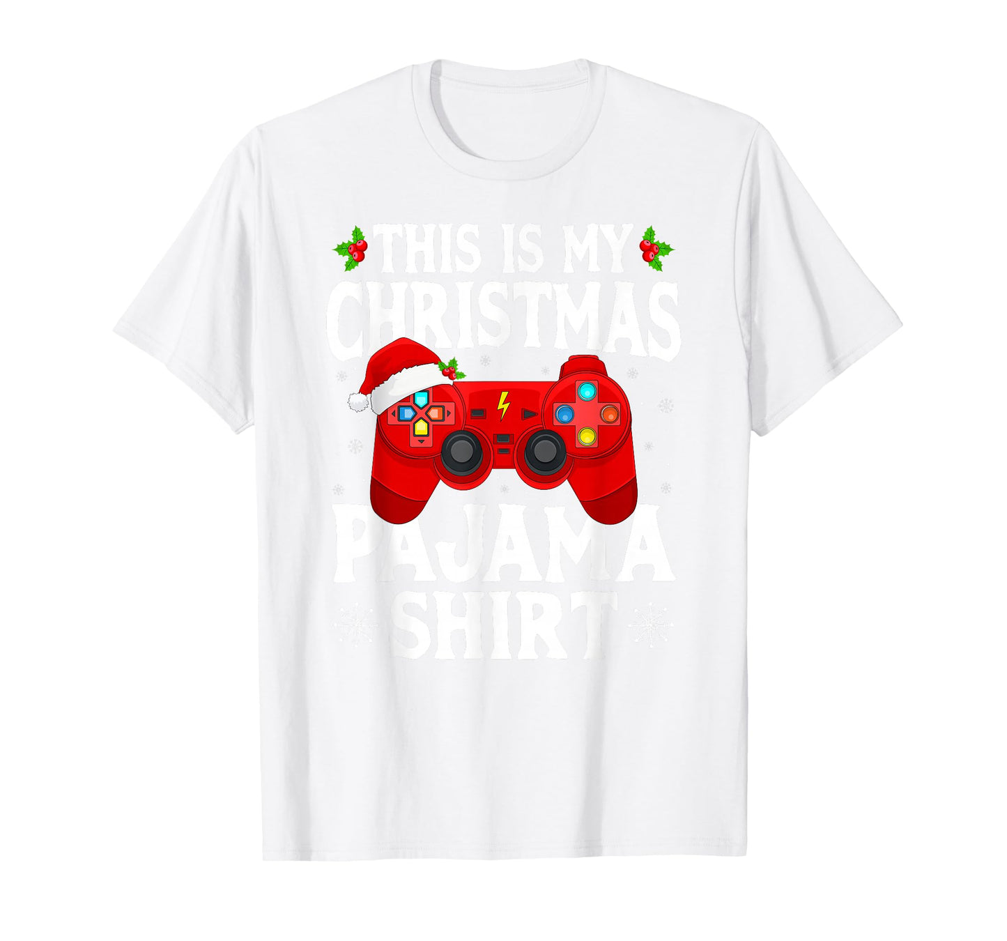 This is My Christmas Pajamas Video Game Gamer Boys Kids T-Shirt