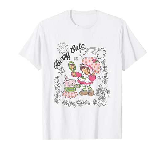 Strawberry Shortcake & Kitty Custard Berry Cute T-Shirt