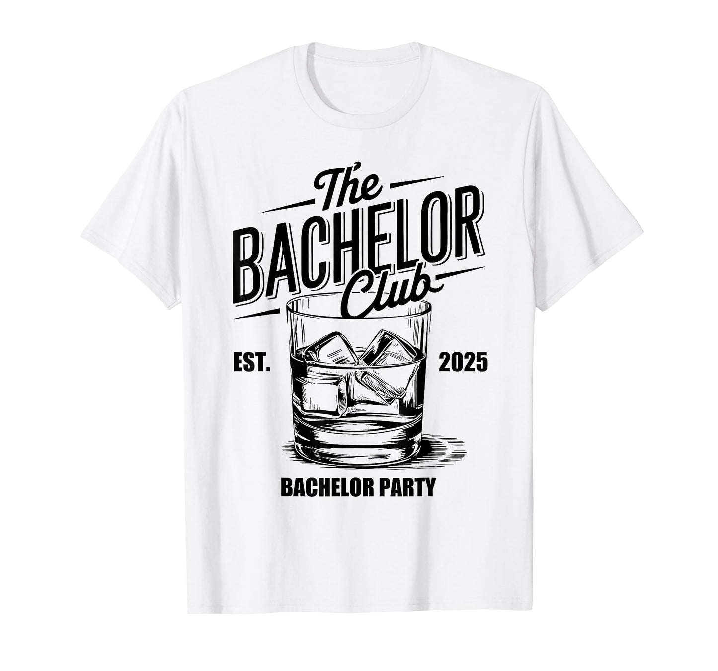 Vintage Bachelor 2025 Bachelor Party Engagement Men Costume T-Shirt