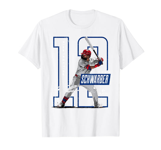 License Champs Kyle Schwarber | Philadelphia Baseball Players | MLBSWB3002 T-Shirt, Small, Red