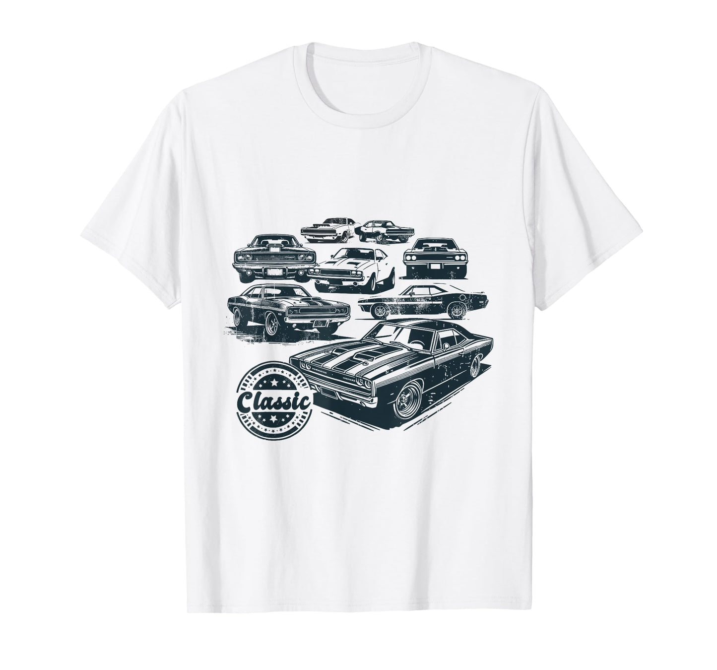 Classic Car Collection Vintage Muscle Cars T-Shirt