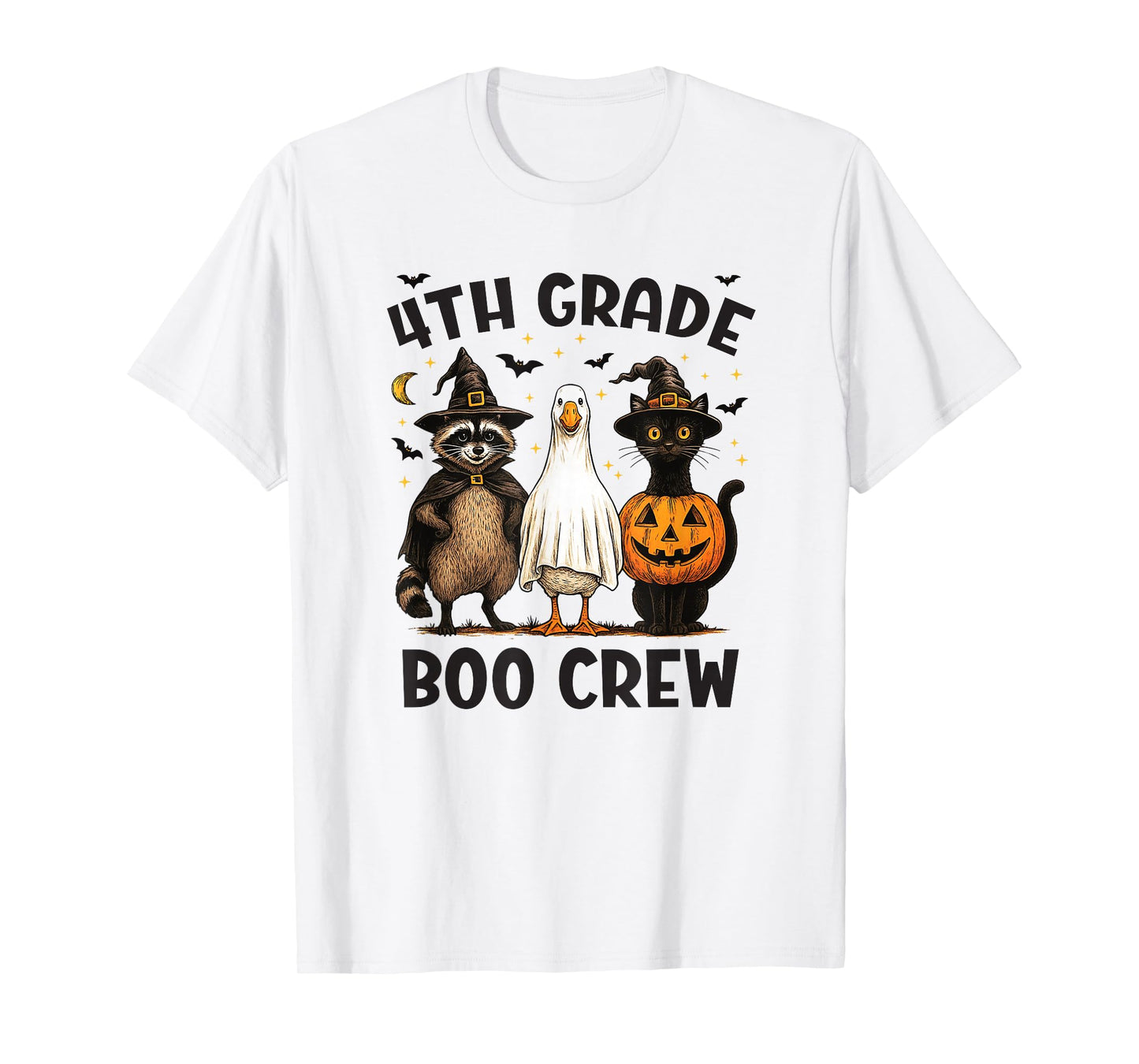 4th Grade Boo Crew Halloween Costume T-Shirt