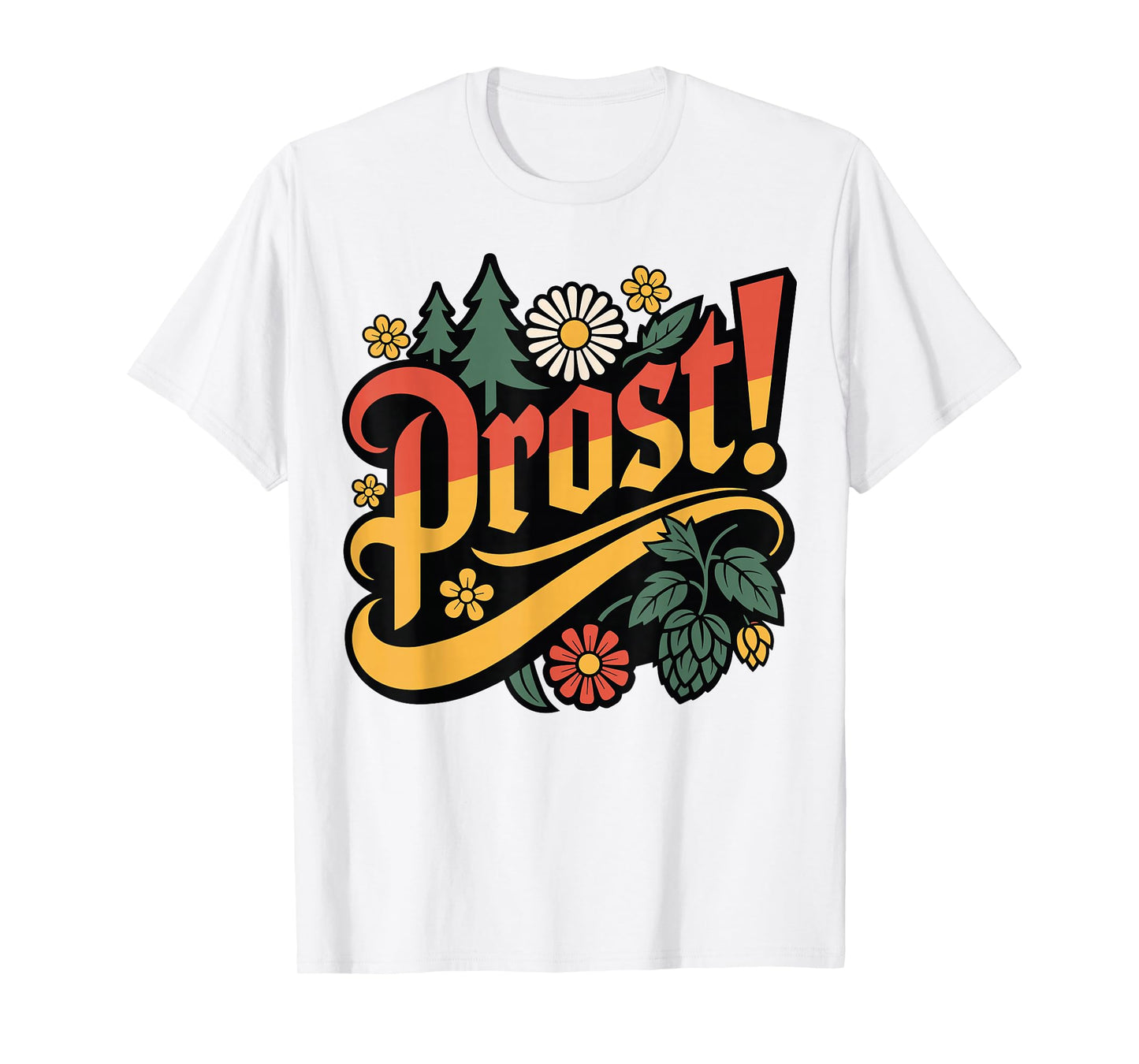 Oktoberfest Drinking Vintage German Prost Men Women T-Shirt