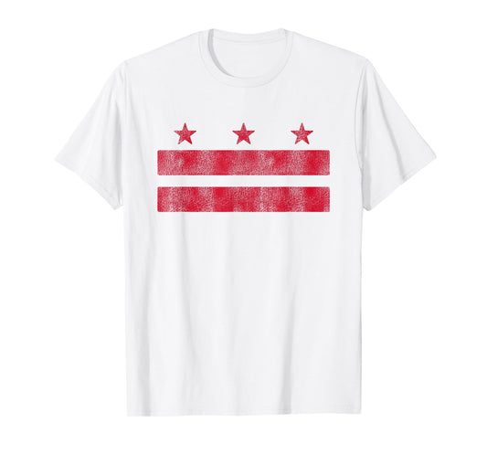 Retro Washington DC Flag District of Columbia Souvenir T-Shirt