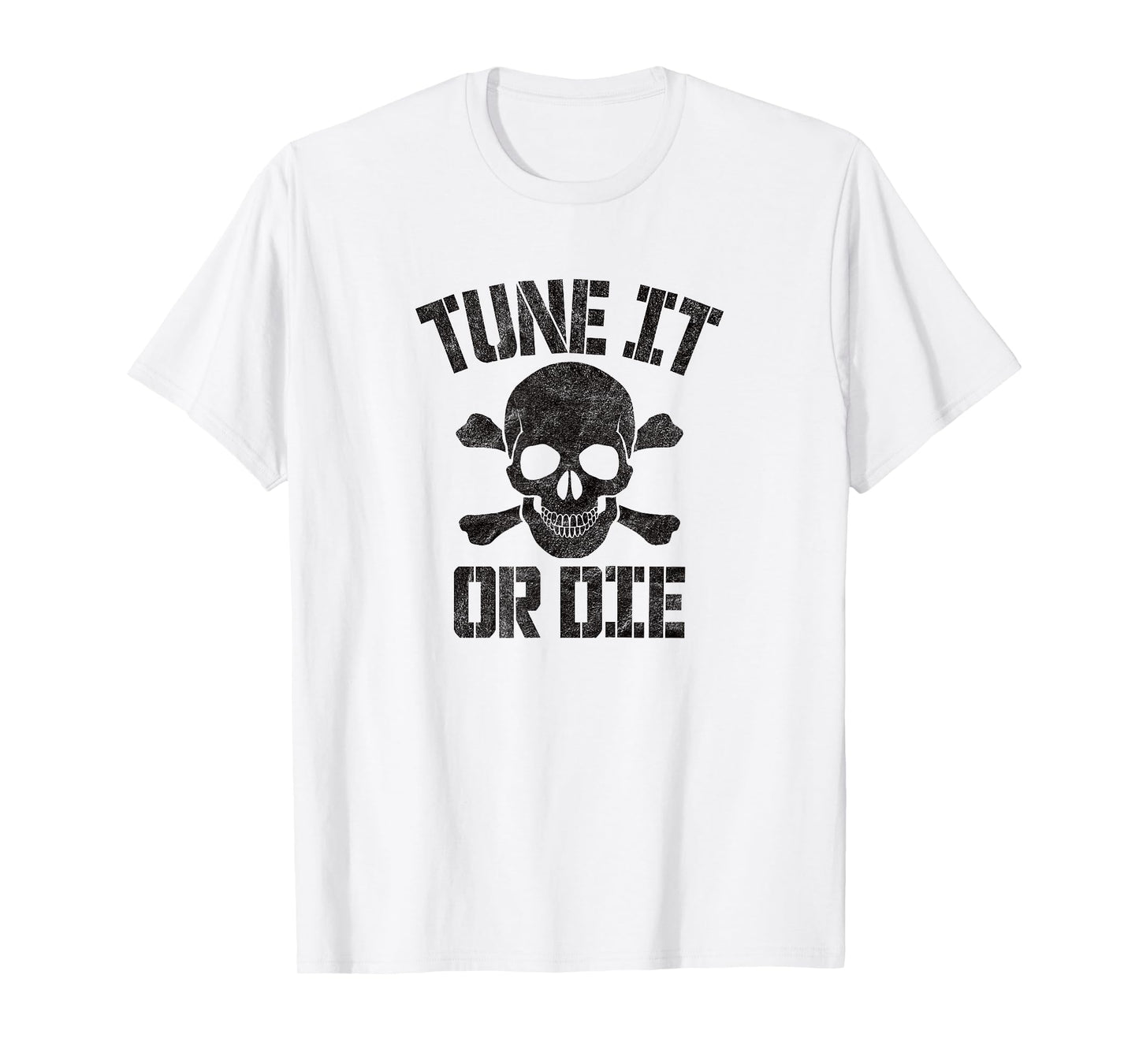 TUNE IT OR DIE - retro vintage rock & roll tee guitar bass T-Shirt