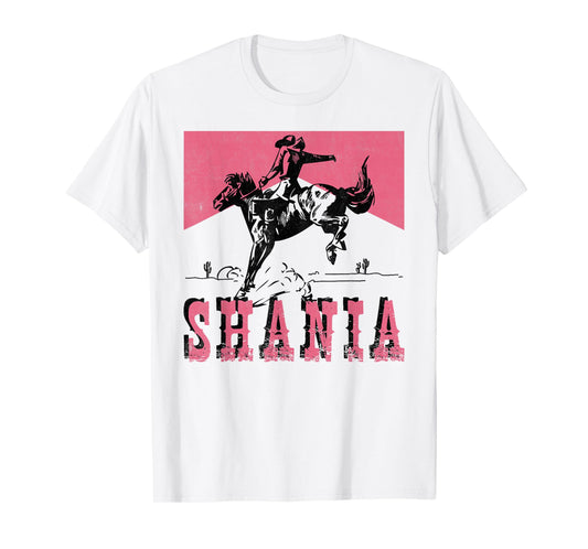 Vintage Shania Name Personalized for Men Women Kids T-Shirt
