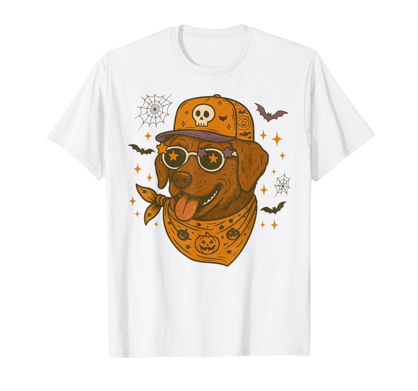 Chesapeake Bay Retriever Lover Dog Mom Halloween Vibes T-Shirt