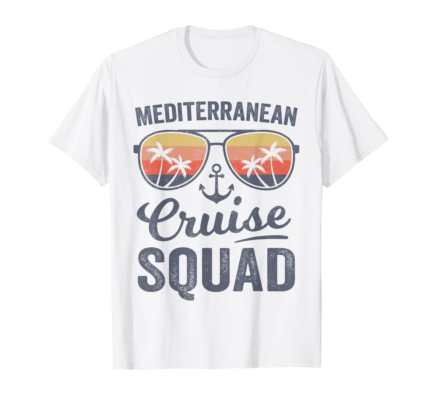 Mediterranean Cruise Squad 2025 Europe Family Matching T-Shirt