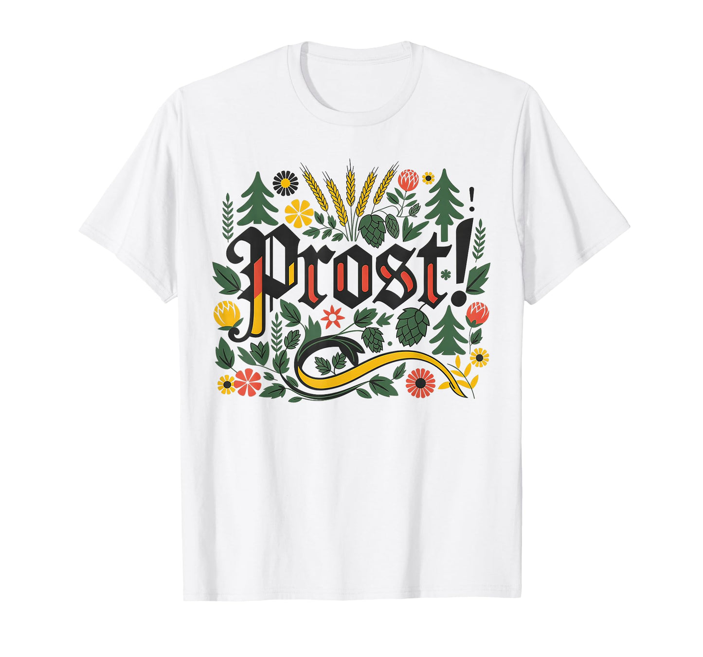 Oktoberfest Drinking Vintage German Prost T-Shirt