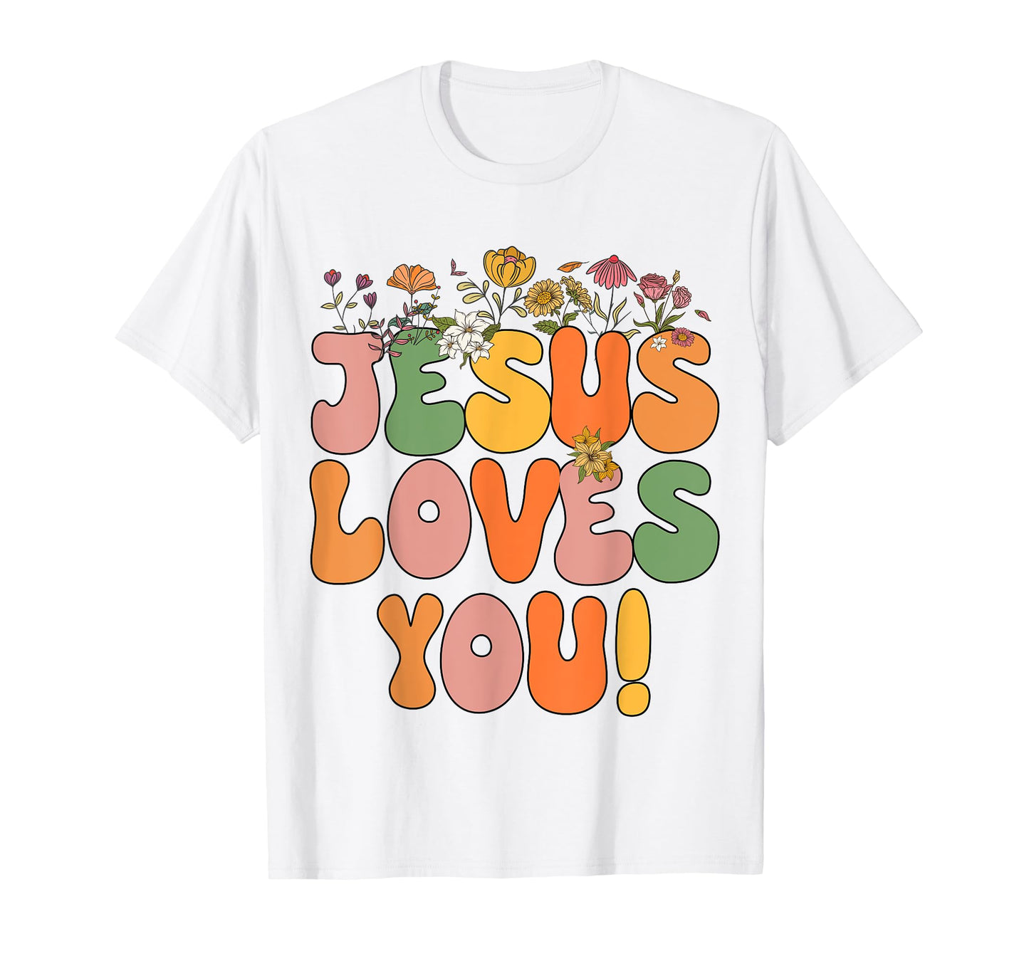 Toddler Jesus Loves You Christian Women Girls I Heart God T-Shirt