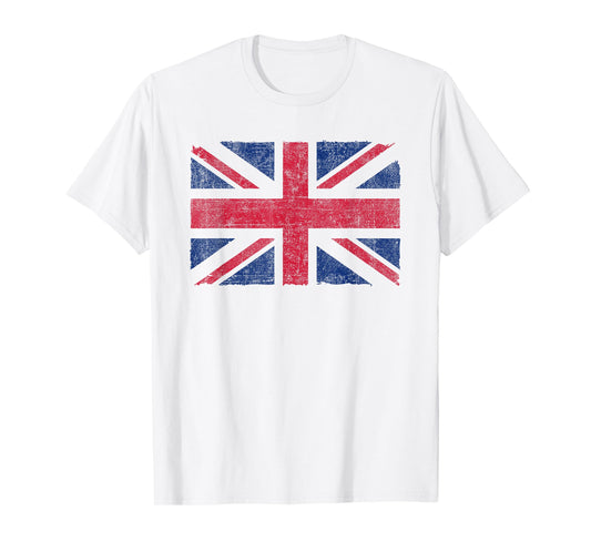 Retro Union Jack Vintage British Flag Great Britain UK T-Shirt