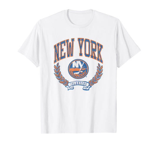 New York Islanders Vintage Victory Gray Officially Licensed T-Shirt