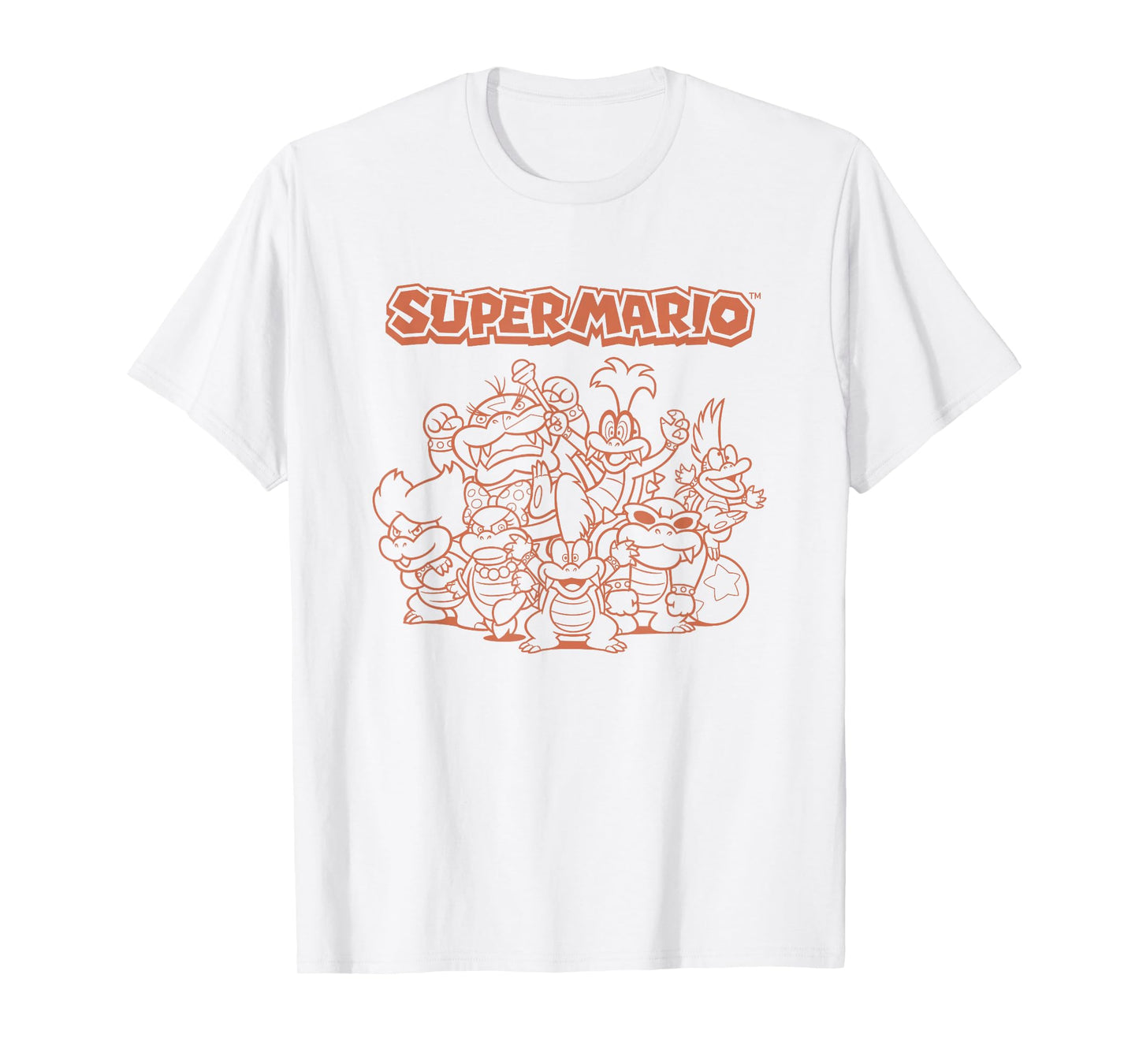 Super Mario Bros Big Koopa Group Shot T-Shirt