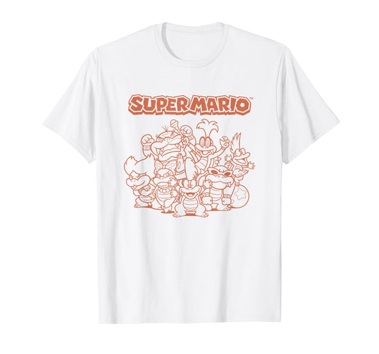 Super Mario Bros Big Koopa Group Shot T-Shirt