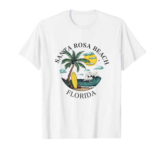 Santa Rosa Beach Florida Souvenir Walton County T-Shirt