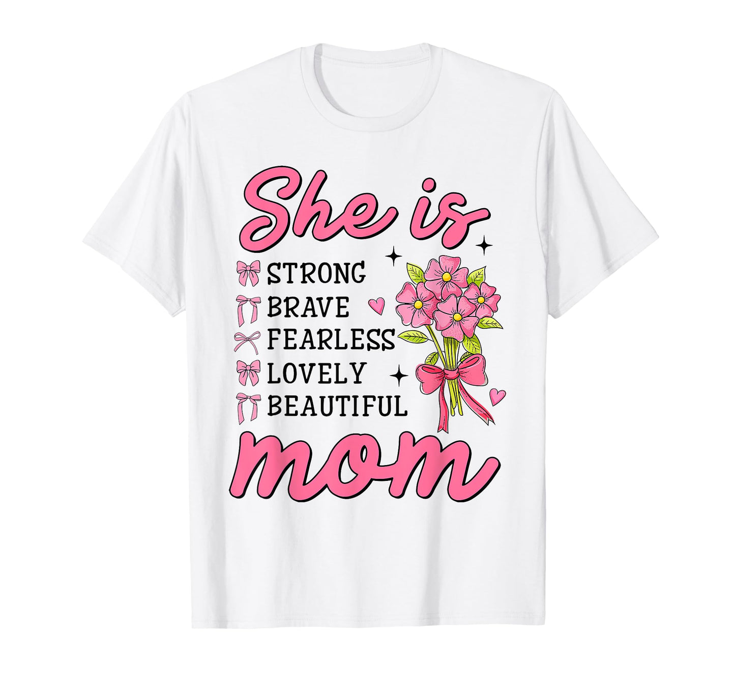 She Is Mom Christian Mother's Day Jesus Mama Religious Women T-Shirt