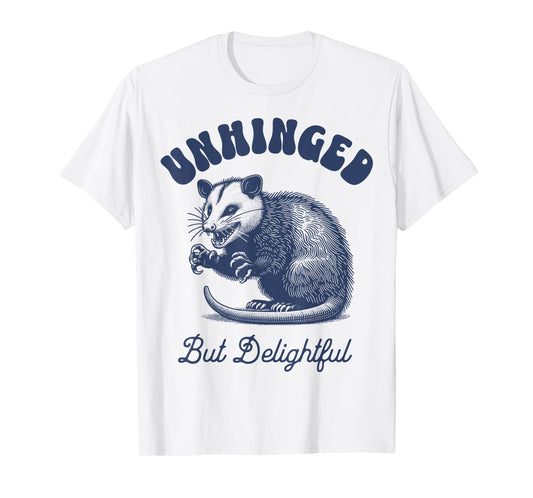 Opossum Funny Unhinged but Delightful Meme Possum Graphic T-Shirt