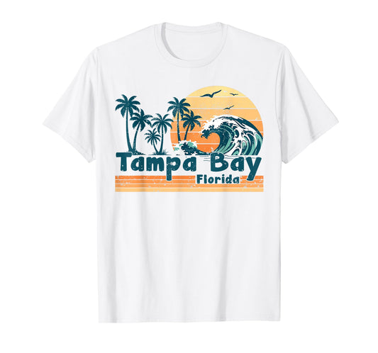 Tampa Bay Florida Beach Vintage Spring Break Vacation Retro T-Shirt