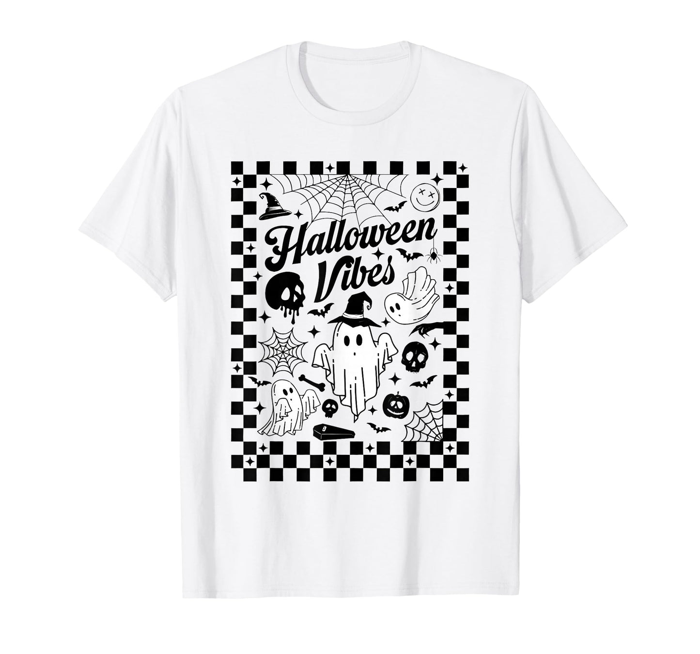 Halloween Vibes Spooky Season Pumpkin Witch T-Shirt