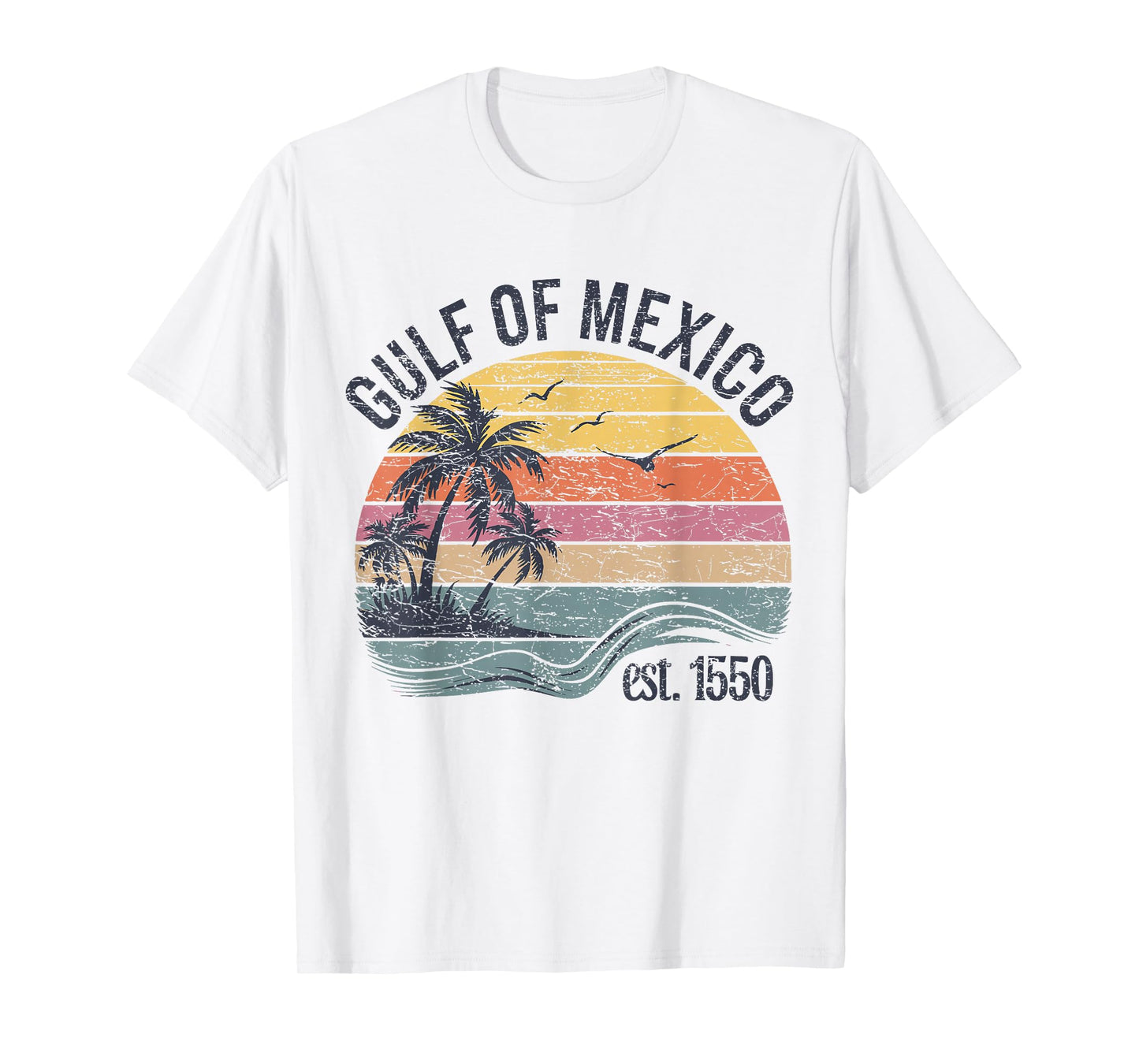 Retro Gulf of Mexico T-Shirt