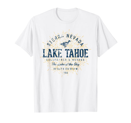 Retro Style Vintage Lake Tahoe T-Shirt