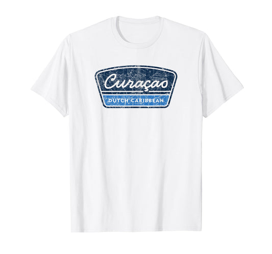 Vintage Curacao Dutch Caribbean Souvenir Mens Womens Retro T-Shirt