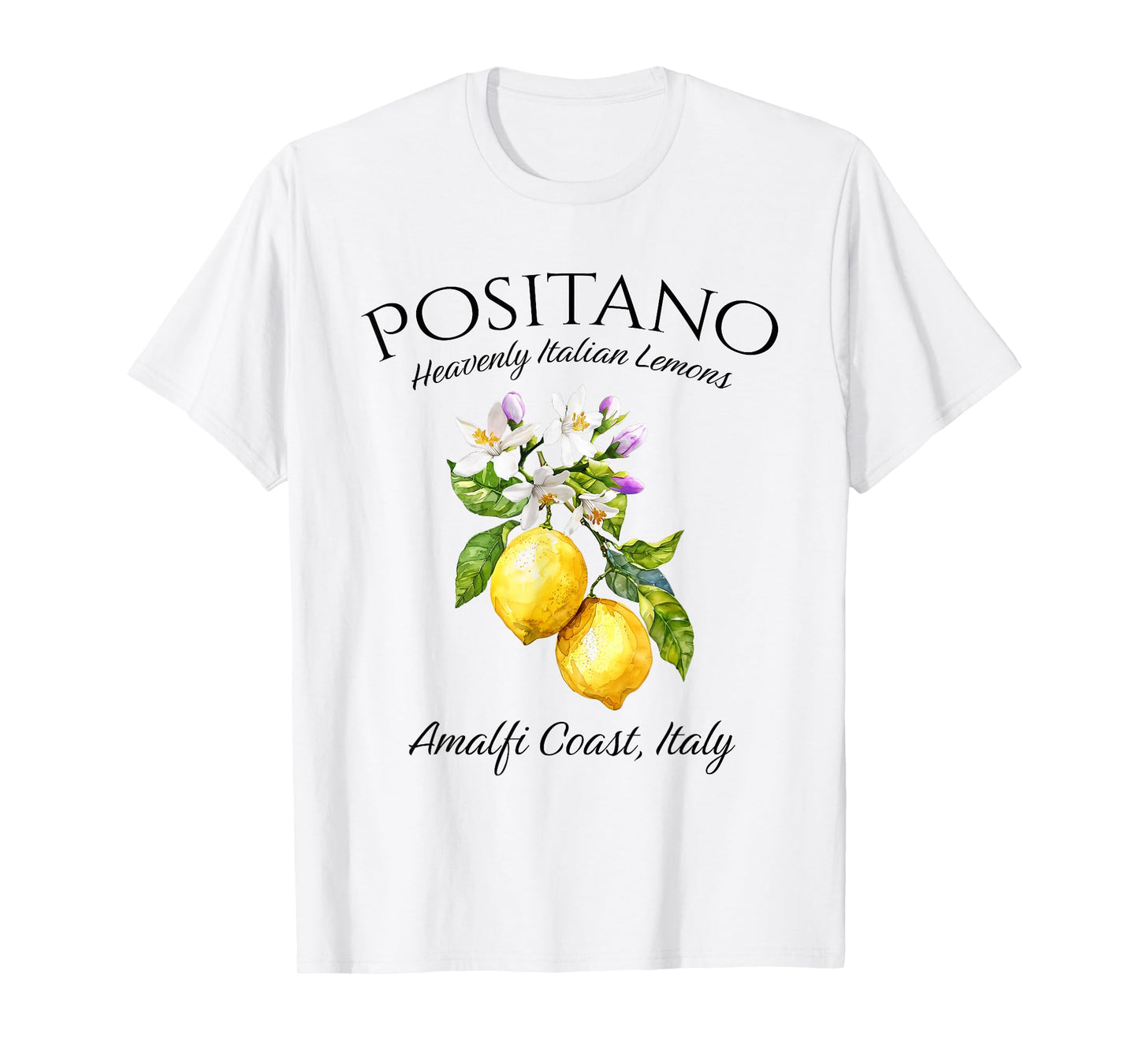 Positano Amalia Coast Italian Lemons Italy T-Shirt