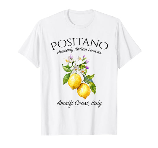 Positano Amalia Coast Italian Lemons Italy T-Shirt