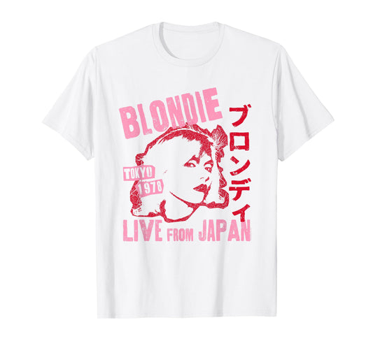 Blondie Live from Japan Flyer Vintage Band T-Shirt