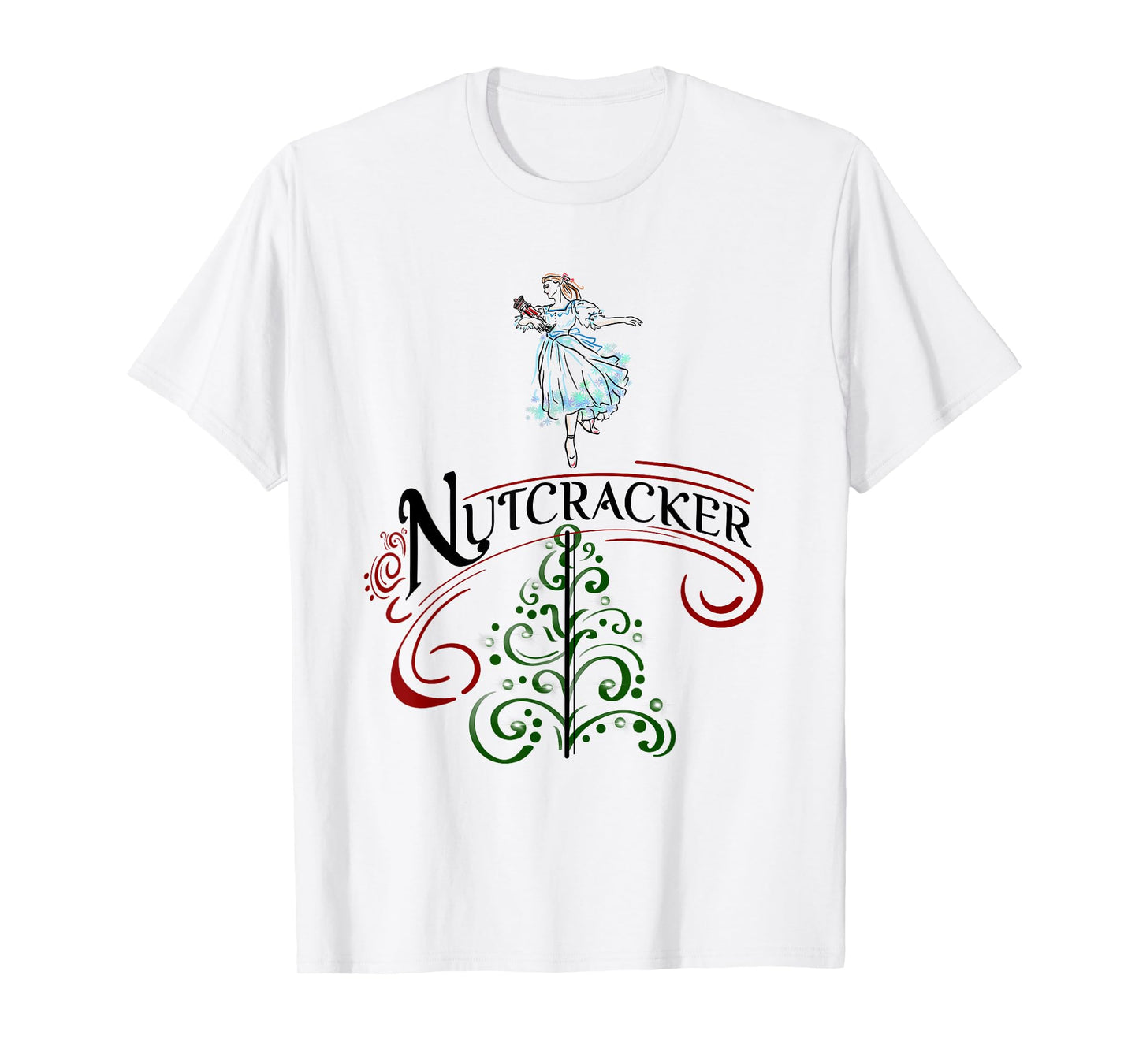 The Nutcracker Ballet Christmas Tree Holiday Dance T-Shirt