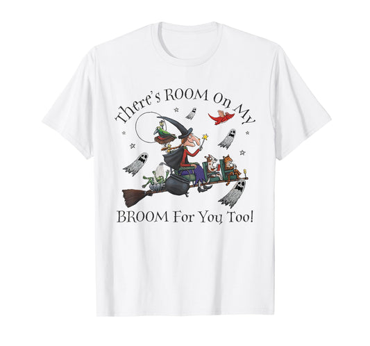 Halloween There's Room On My Broom For You Too Teacher T-Shirt