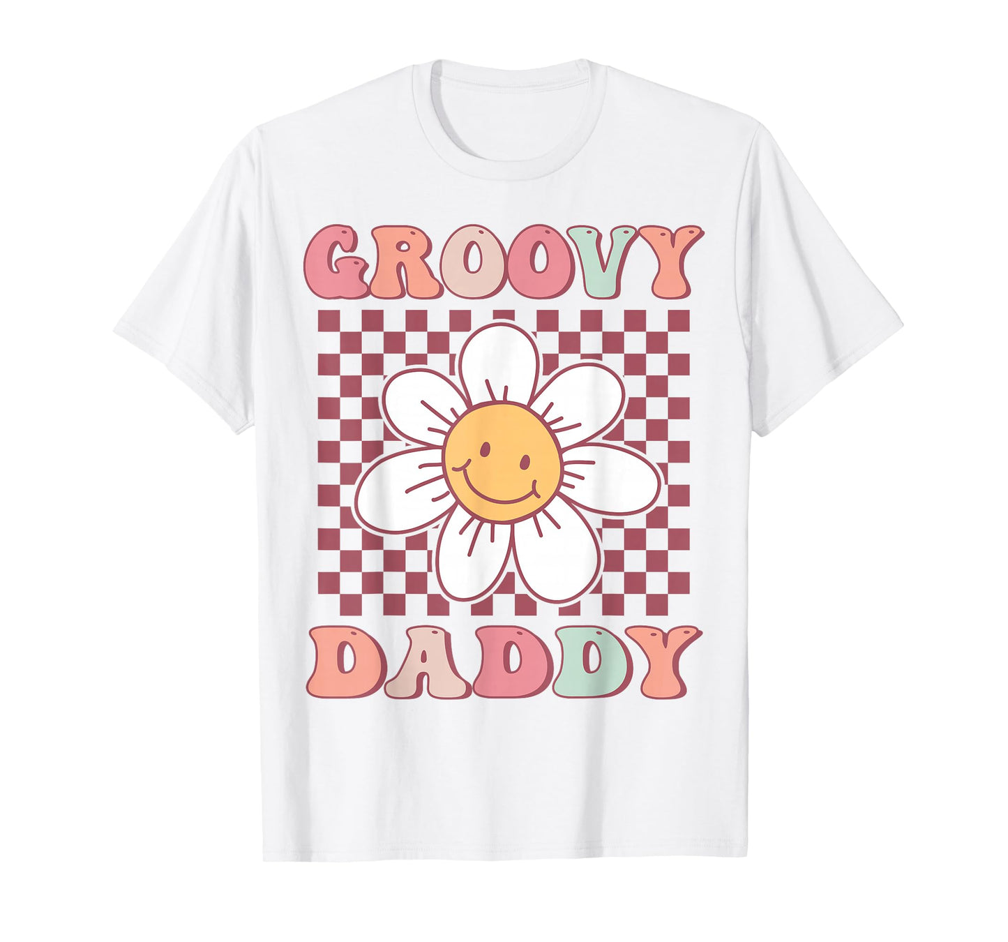 Groovy Daddy Matching Family Birthday Party Daisy Flower T-Shirt