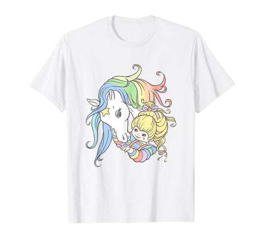 Rainbow Brite Cute Rainbow Starlight Best Friends Chest Logo T-Shirt