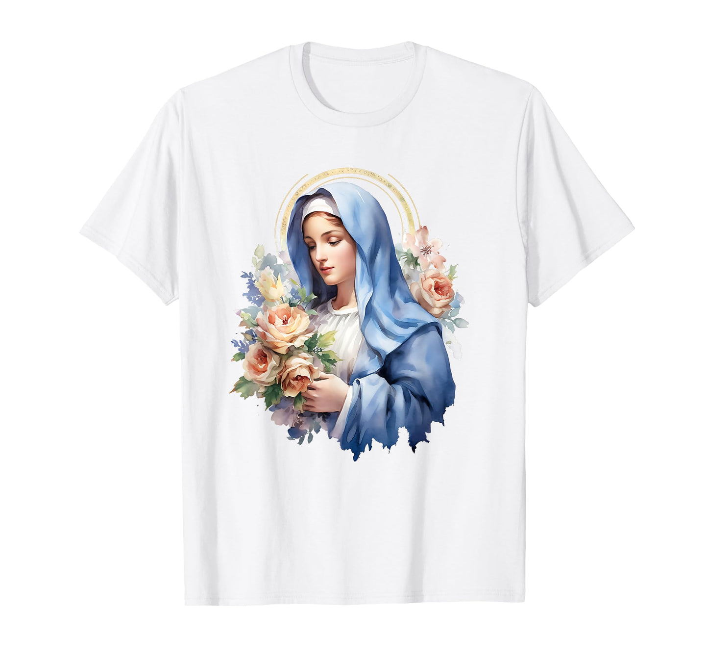 Virgen Mary La Virgen De Guadalupe Rosa for Men Woman T-Shirt