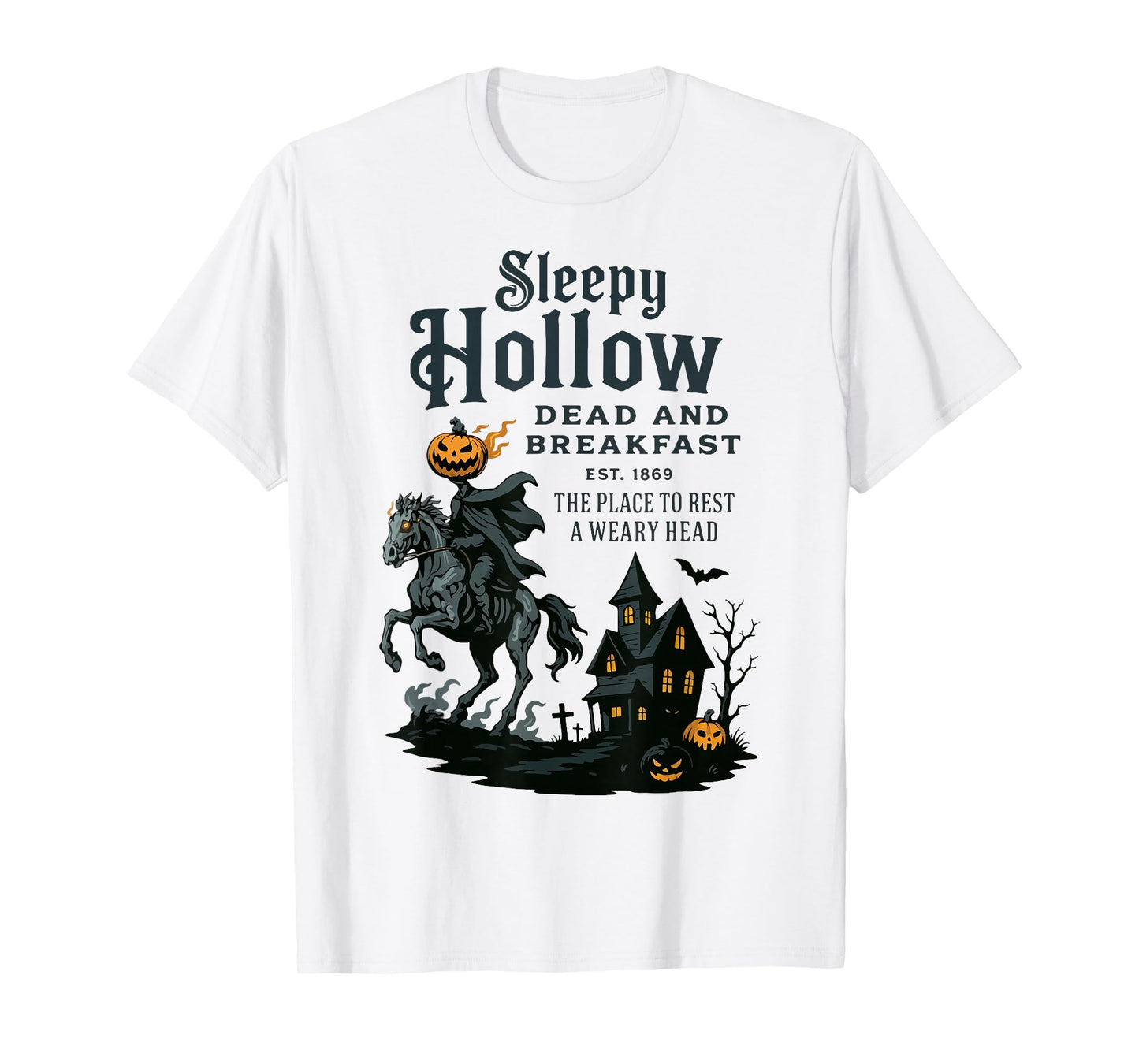 Horseman Halloween Sleepy Hollow Vintage Headless T-Shirt
