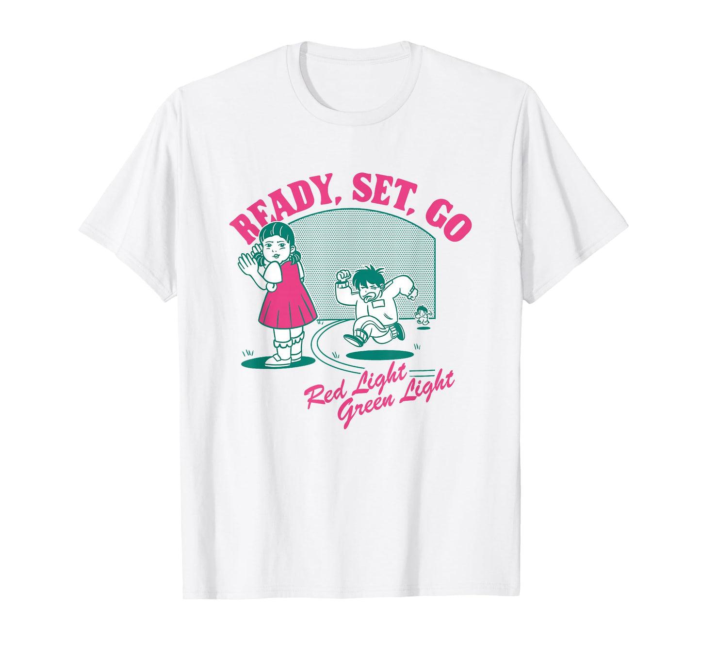 Squid Game 2 Ready Set Go Red Light Green Light T-Shirt