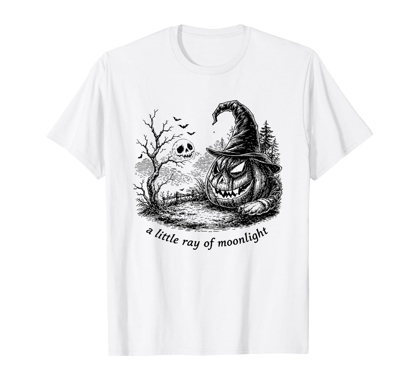 Halloween Ray of Moonlight Witch T-Shirt