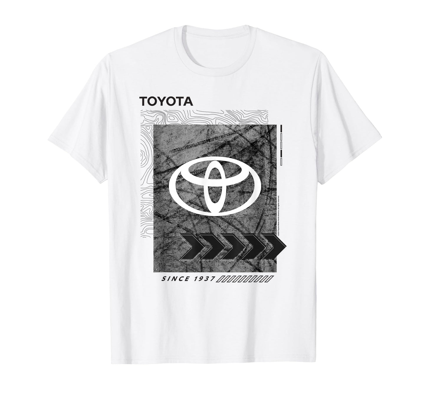 Toyota Epic Since 1937 Distressed Big Chest Poster T-Shirt