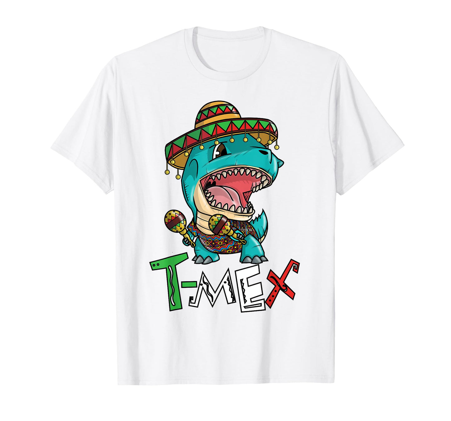 Cinco De Mayo Dinosaur Shirt Mexican Shirts for Boys Funny T-Shirt
