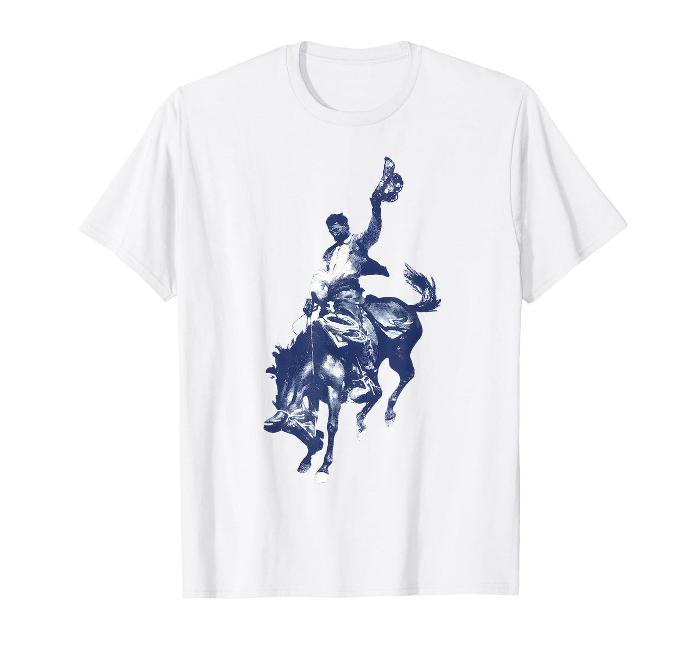Cowboy Rodeo Horse Western Country Vintage Bronco Riding T-Shirt