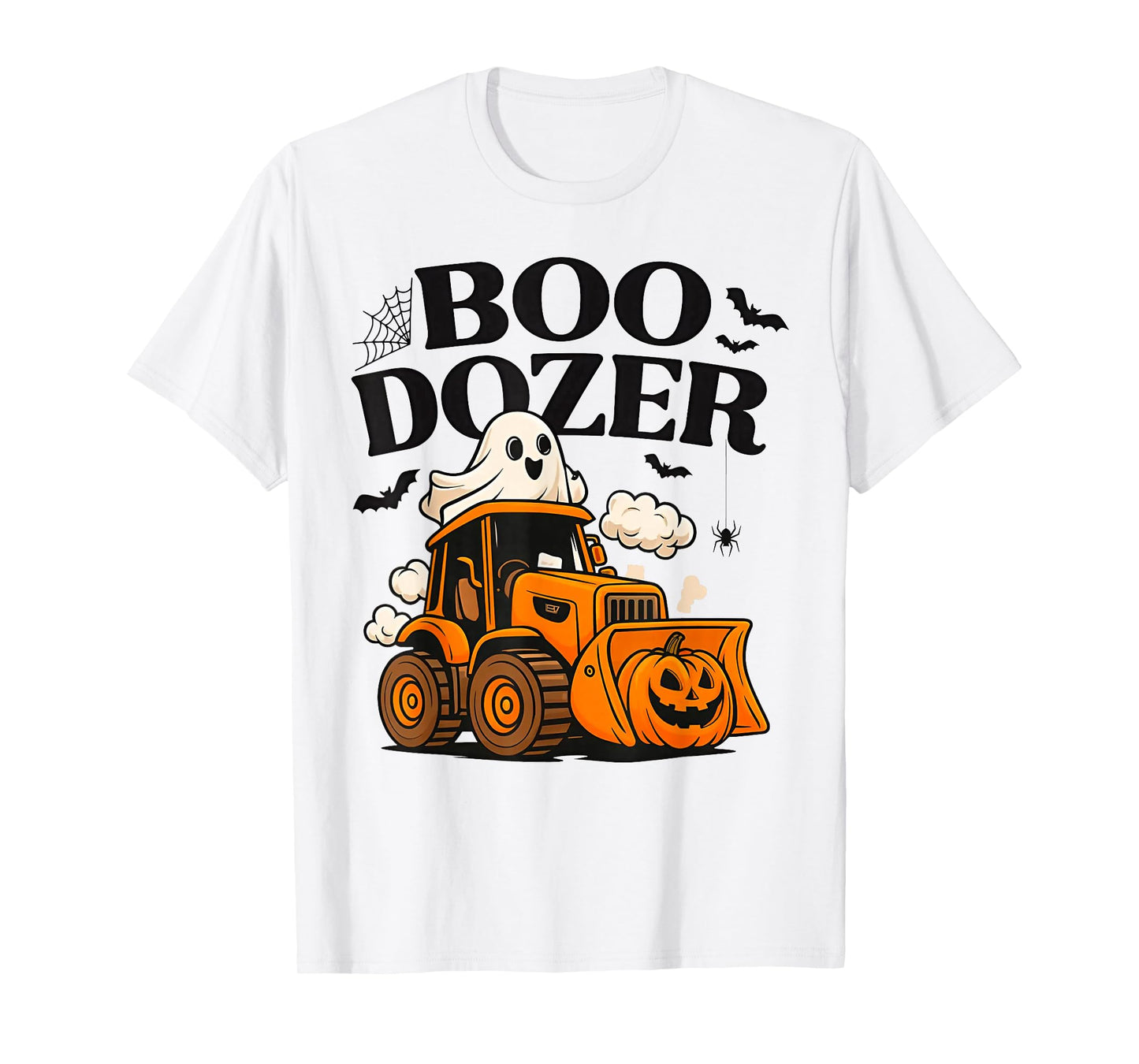 Boo Doze Funny Halloween Construction T-Shirt