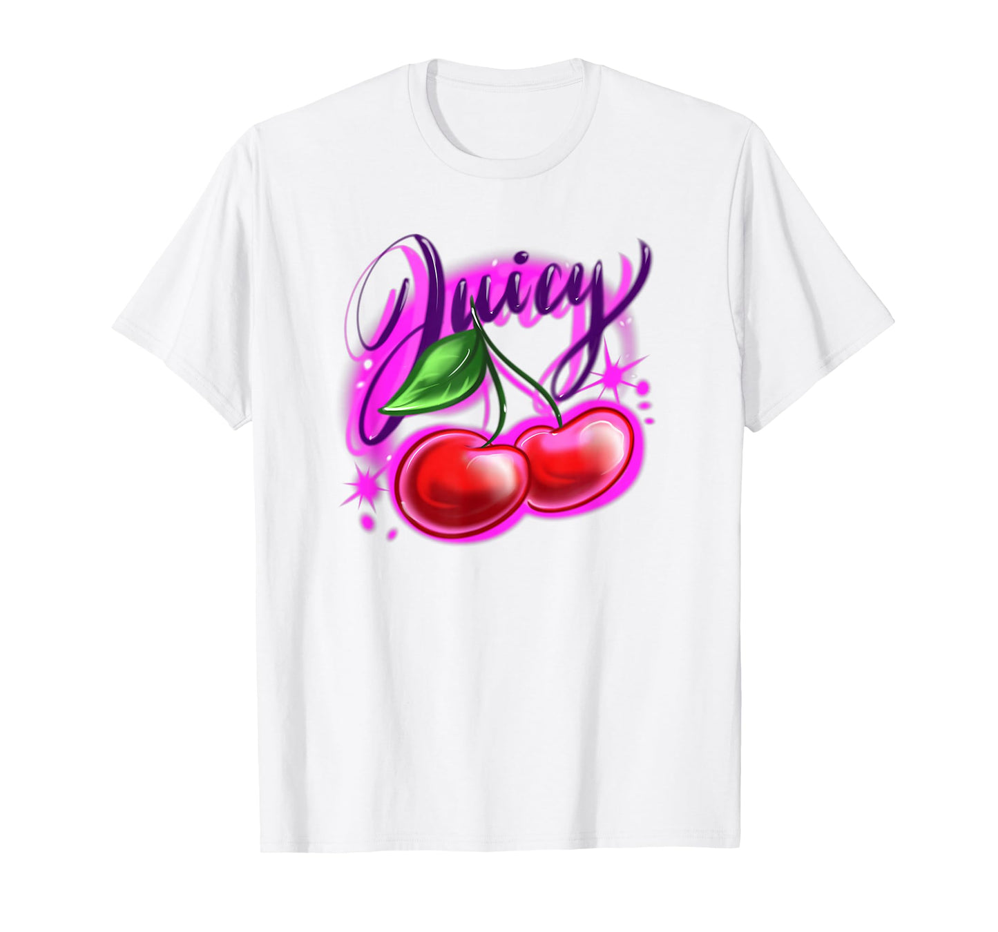 Classic Airbrush Style Illustration Y2k Retro Aesthetic T-Shirt