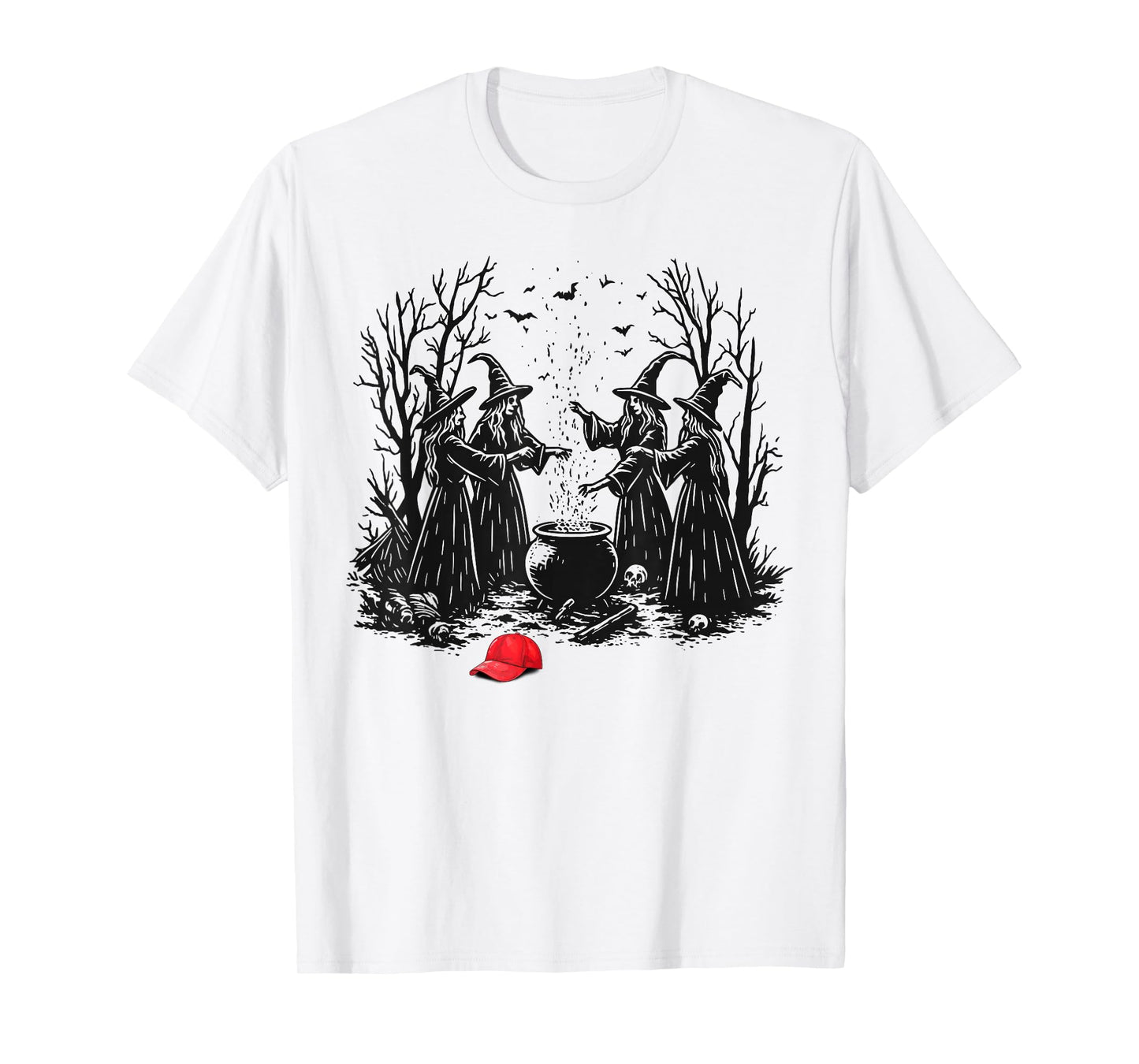 Spooky Witch Halloween Anti-Trump Feminist Women Rights T-Shirt