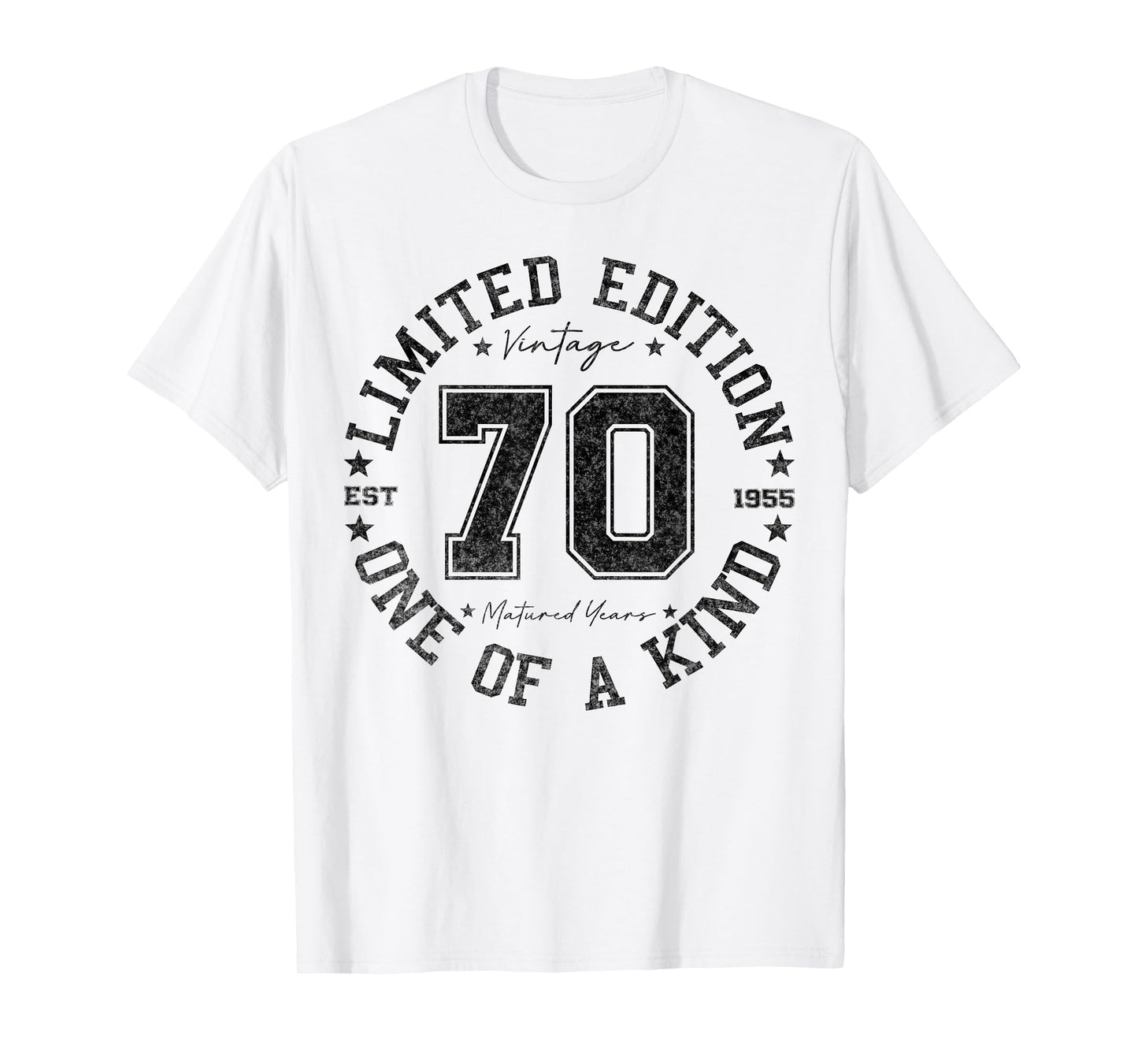 70 Year Old Gifts Vintage 1955 Limited Edition 70th Birthday T-Shirt