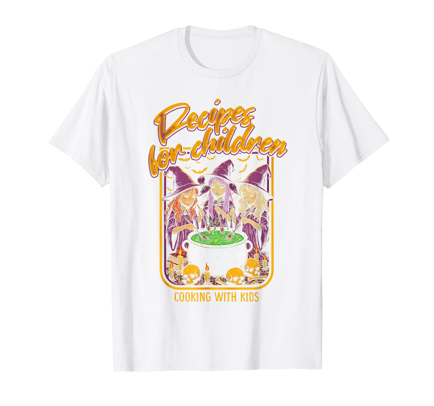 Halloween Vibes Spooky Season Witch Recipes for Children T-Shirt