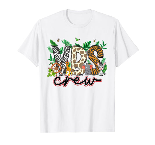 VBS Crew VBS 2024 Vacation Bible School Jungle Adventures T-Shirt