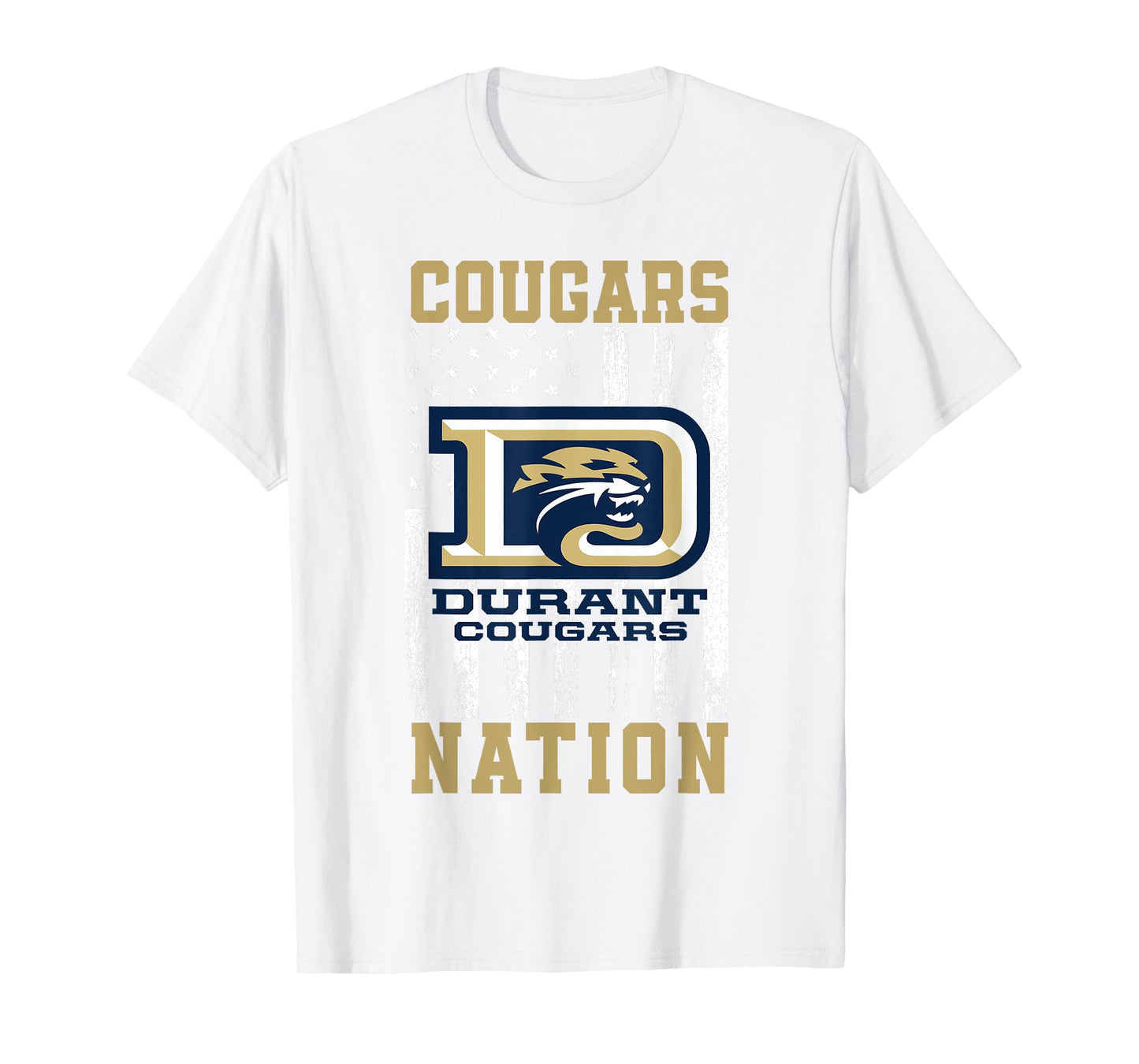 Durant Cougars Logo Nation HS T-Shirt